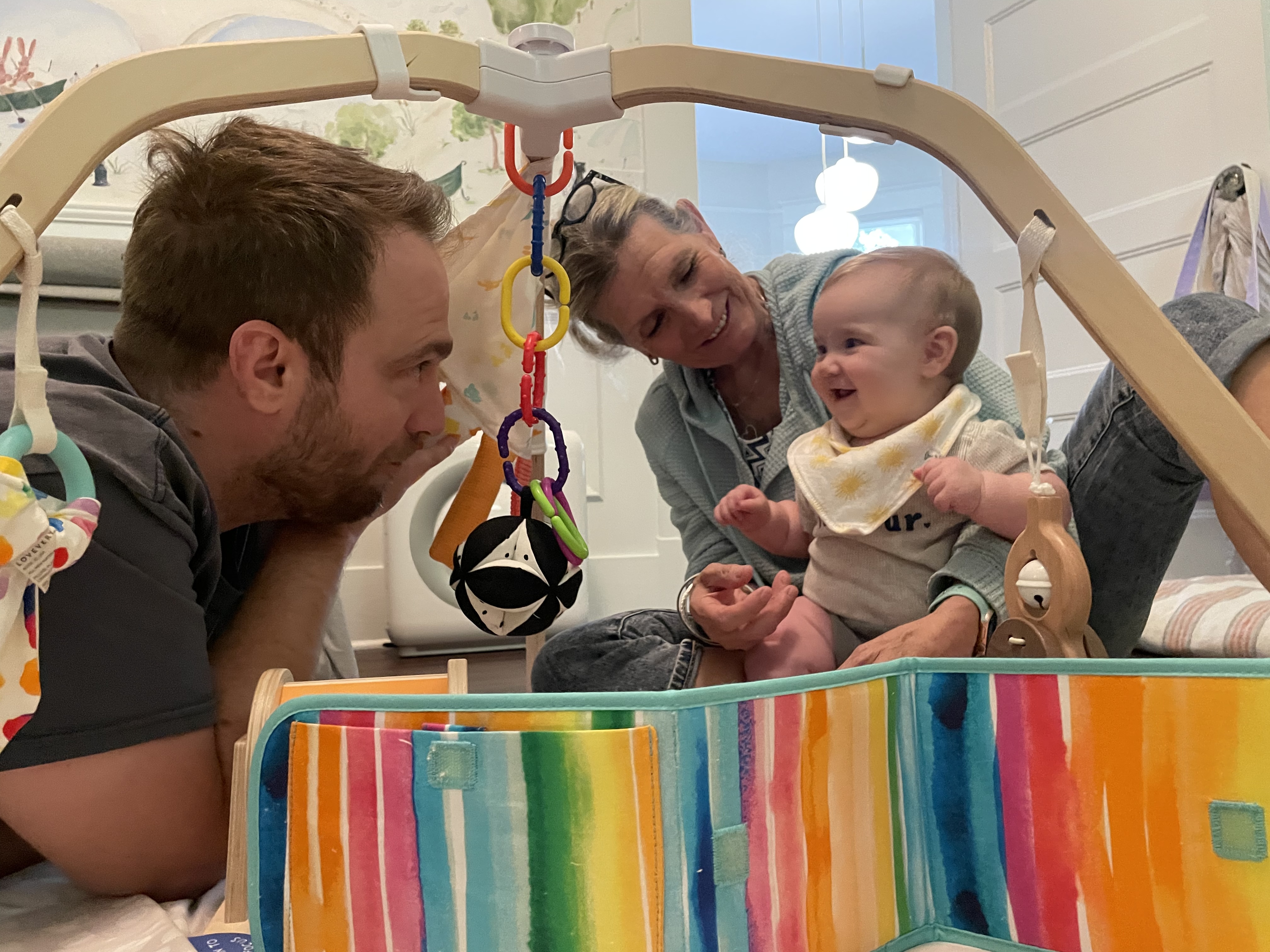My brother, mom and niece in Tampa